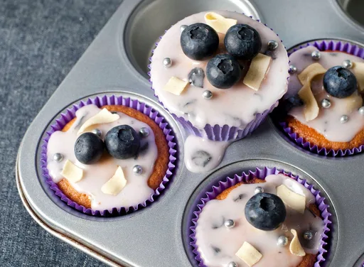 Blueberry-cupcakes