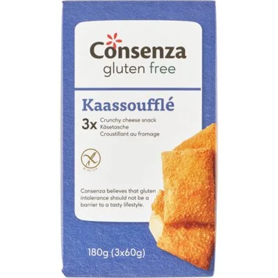 Consenza Kaassouffle bio glutenvrij