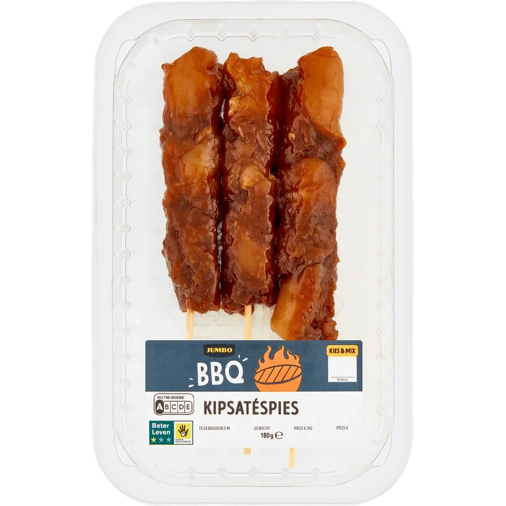 Jumbo BBQ Kipsatéspies 180 g