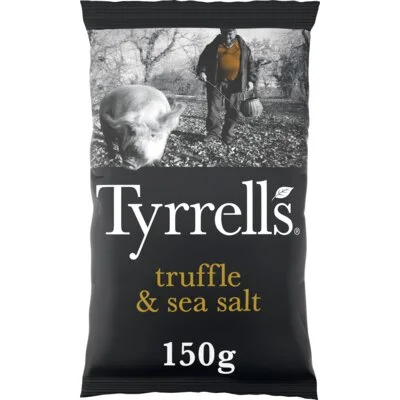 Tyrrells Truffle & Sea Salt Chips 150 g
