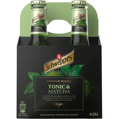 Schweppes Premium mixers Matcha 4pack Bel