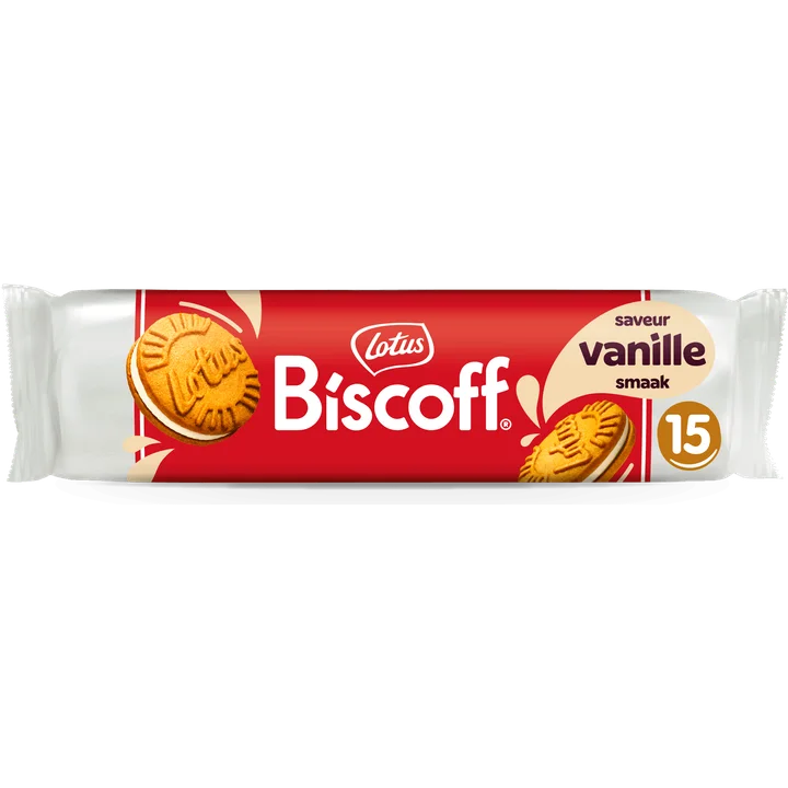 Lotus Biscoff speculoos koek sandwich vanille 150 g