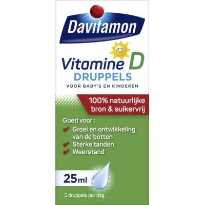 Davitamon Vitamine D druppels baby en kinderen