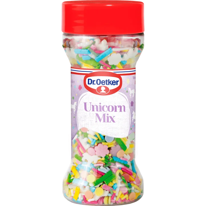 Dr. Oetker Unicorn cupcake taart versiering 48 g
