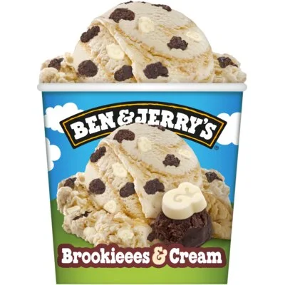 Ben & Jerry's Brookieees and cream
