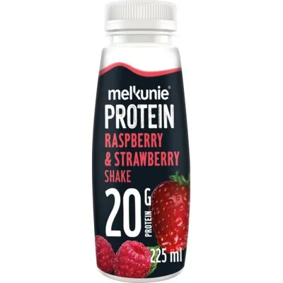 Melkunie Protein aardbei & framboos shake