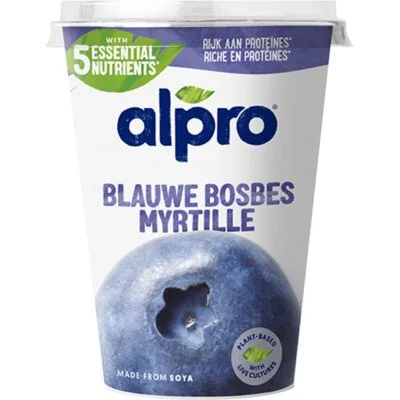 Alpro Plantaardig variatie blauwe bosbes