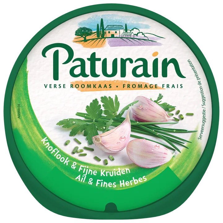 Paturain Verse Roomkaas Knoflook & Fijne Kruiden 150 g