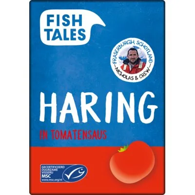 Fish Tales Haring in tomatensaus