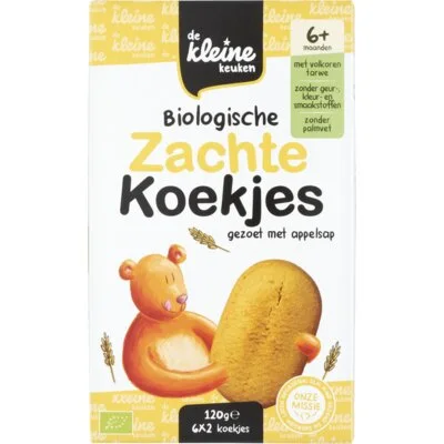 De Kleine Keuken Biologische zachte koekjes 6m+