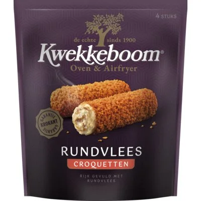 Kwekkeboom Oven & airfryer rundvlees croquetten