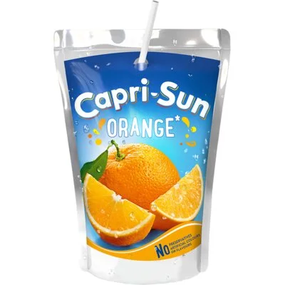 Capri-Sun Orange drink pouch