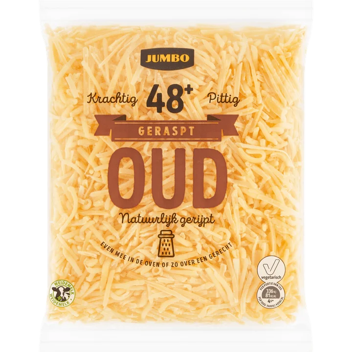 Jumbo Geraspt Kaas Oud 48+ 175 g