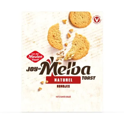 Van der Meulen Melbatoast naturel rondjes