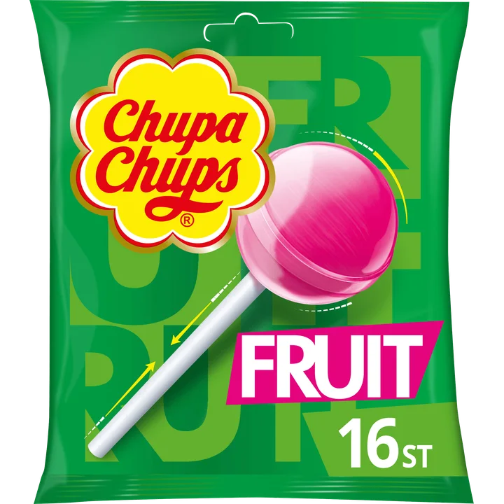 Chupa Chups Fruit 16 stuks