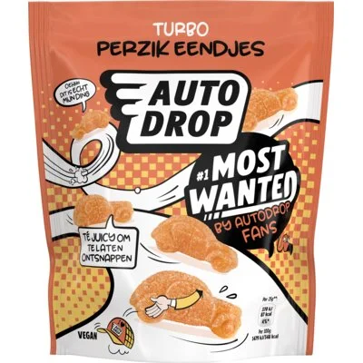 Autodrop Most wanted turbo perzik eendjes
