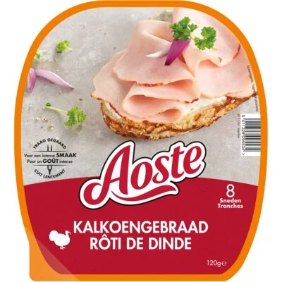 Aoste Kalkoengebraad bel