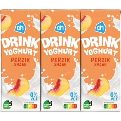 AH Drinkyoghurt perziksmaak 6-pack