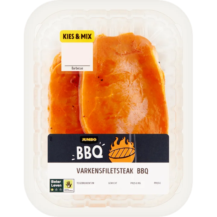 Jumbo Varkensfiletsteak BBQ 200 g