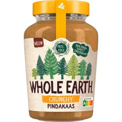 Whole earth Crunchy pindakaas