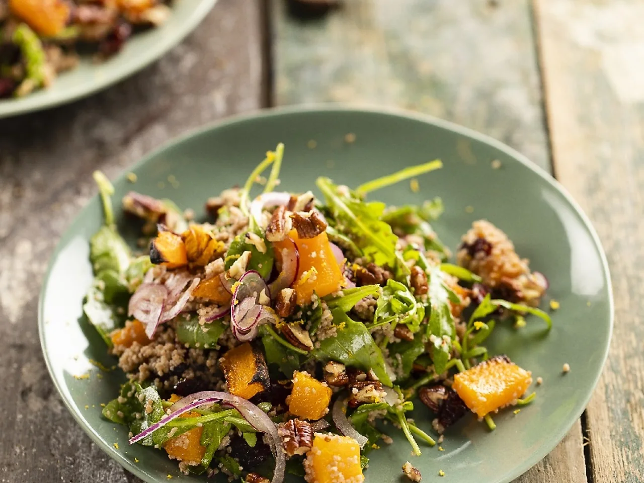 Boekweitcouscous met pompoen en cranberry