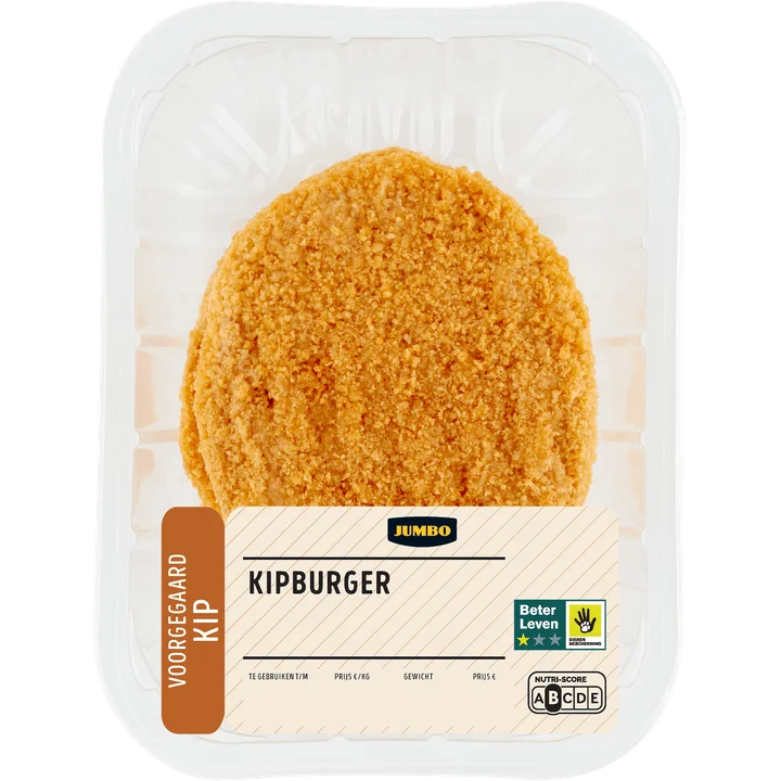 Jumbo Scharrelkip Burger 2 Stuks