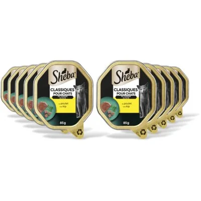 Sheba Classics pat met kip 10-pack