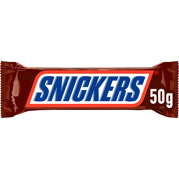 Snickers Chocolade pinda caramel reep 50g