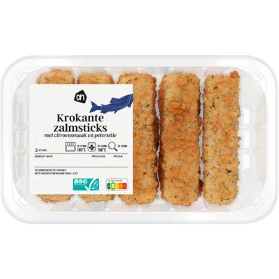 AH Krokante zalmsticks citroen peterselie