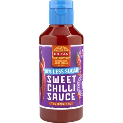 Go-Tan 30% less sugar sweet chilli sauce