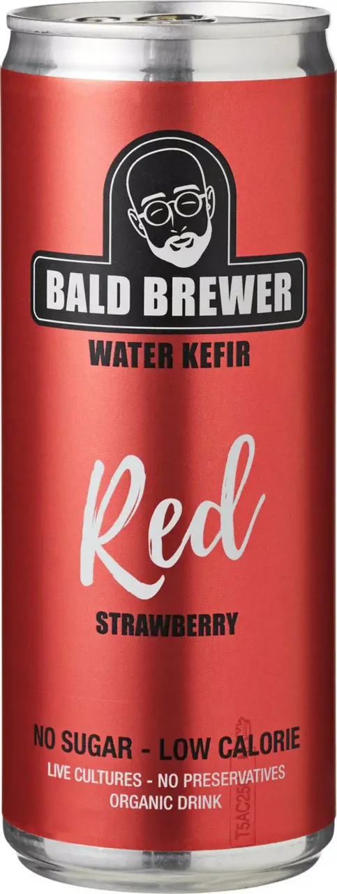 Waterkefir aardbei