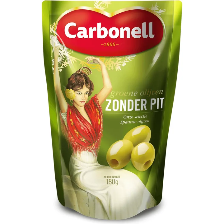 Carbonell Groene olijven zonder pit