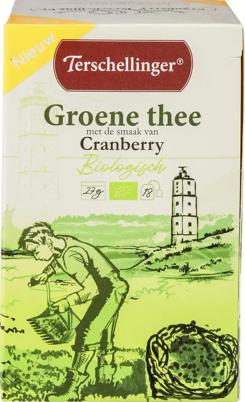 Groene thee cranberry