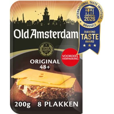 Old Amsterdam Kaas Voordeelverpakking 8 Plakken 200 g