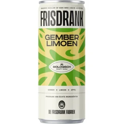 De Frisdrank Fabriek Gember limoen