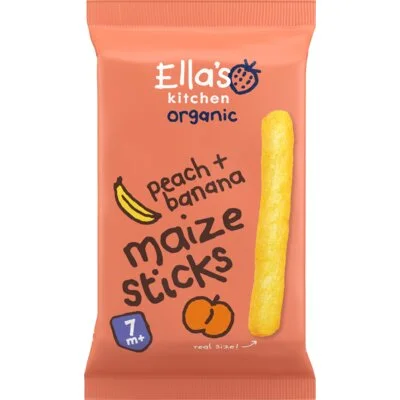 Maïssticks Perzik-Banaan