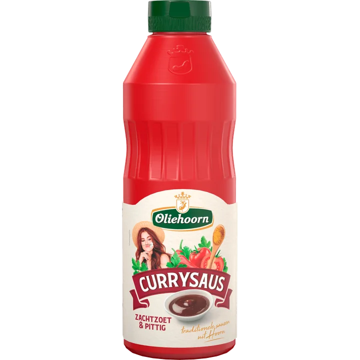 Oliehoorn Currysaus Zachtzoet & Pittig 750 ml