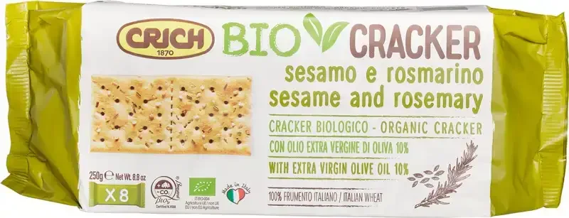 Sesam & rozemarijn crackers