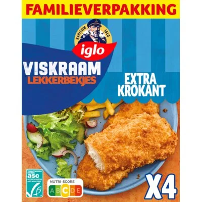 Iglo Viskraam lekkerbekjes familieverpakking