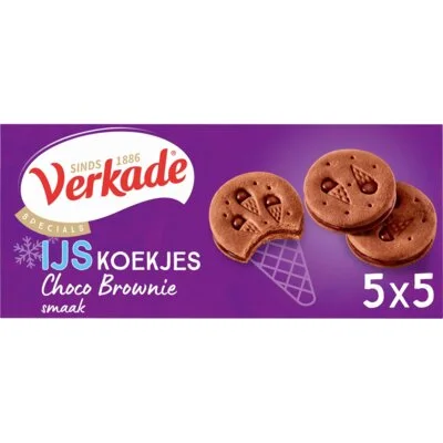 Verkade IJskoekjes chocolade brownie