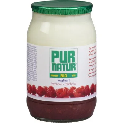 Pur Natur Biologische yoghurt framboos