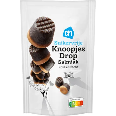AH Knoopjesdrop salmiak suikervrij
