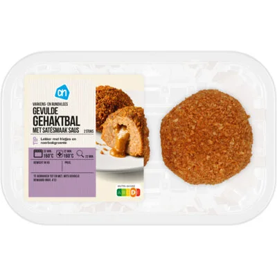 AH Gevulde gehaktballen met satesmaak