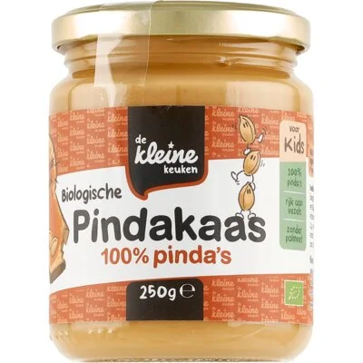 De Kleine Keuken Biologische pindakaas 100% pinda's kids