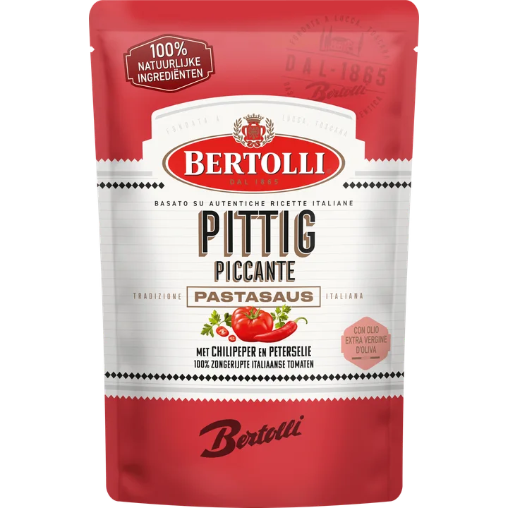 Bertolli Pittig Pastasaus 460 g