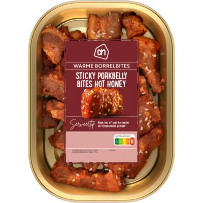 AH Sticky porkbelly bites hot honey