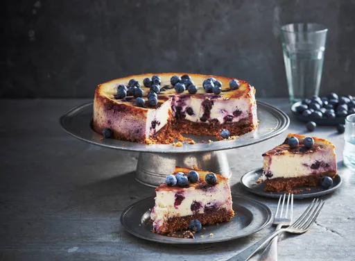 Blueberry cheesecake