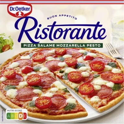 Dr. Oetker Ristorante pizza salami mozzarella pesto
