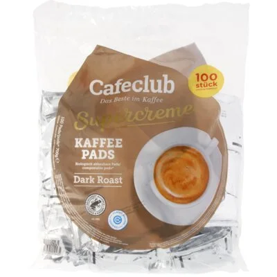 Caféclub Kaffee pads dark roast