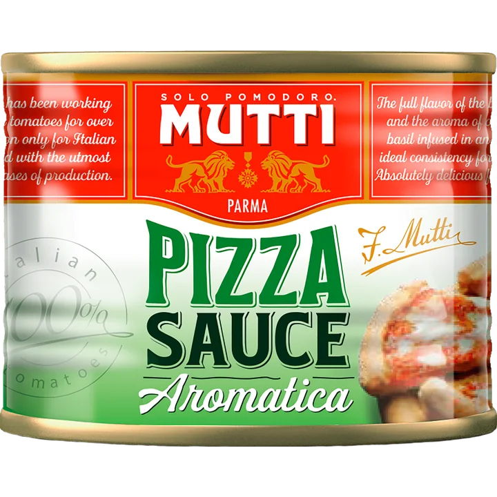 Mutti Pizzasaus Aromatizzata 210g
